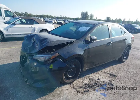 2019 Toyota Corolla Le из США, поврежденный, VIN 2T1BURHE4KC181498